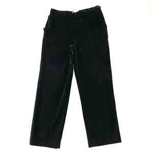 Brooks Brothers Velvet Black Pants